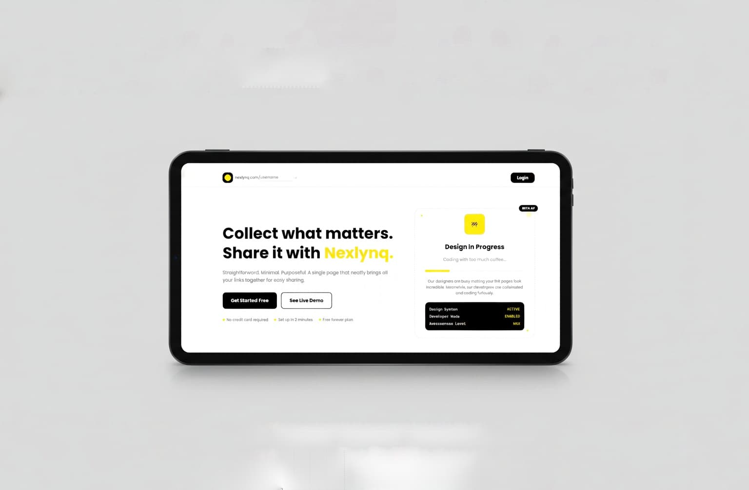 Link-in-Bio App(Ongoing)